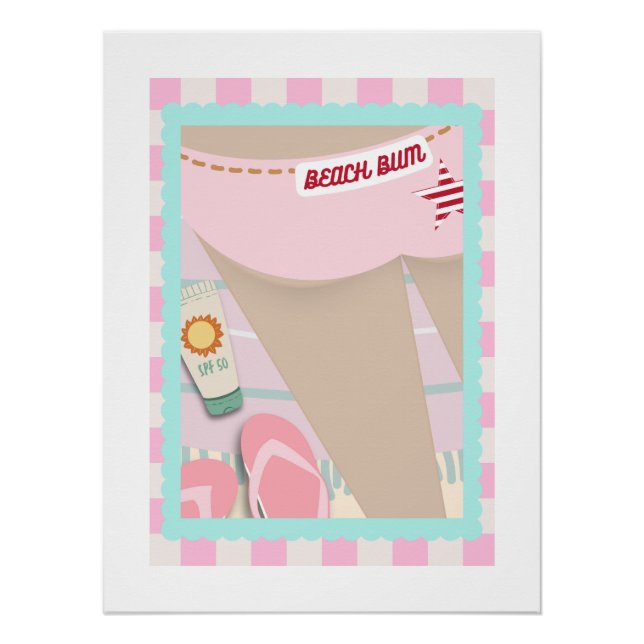 Pôster Beach Bum Border 2 Poster (Frente)