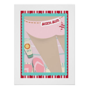 Pôster Beach Bum Border 3 Poster
