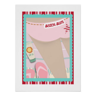 Pôster Beach Bum Border 3 Poster