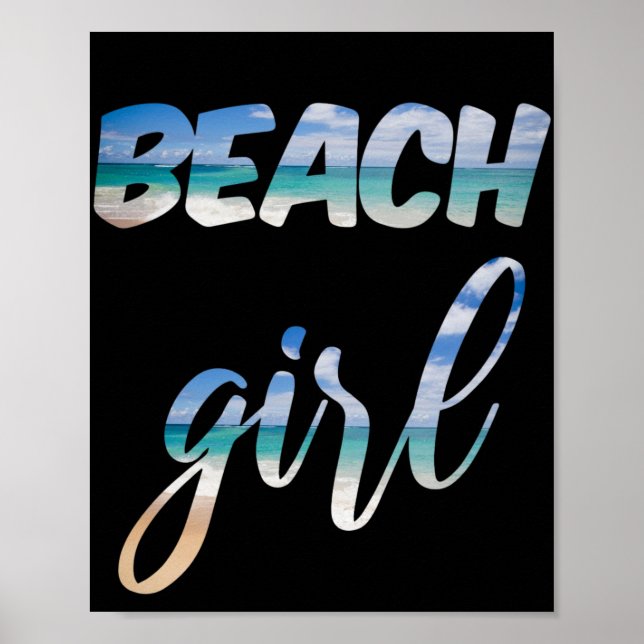 Poster Beach Girl (Frente)