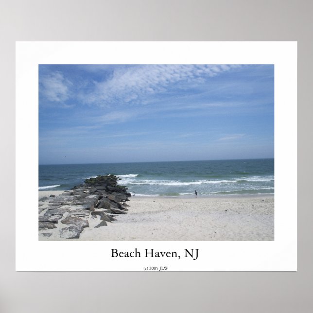 Pôster Beach Haven, NJ (Frente)
