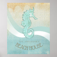 Beach House Mar Aqua Blue ID623