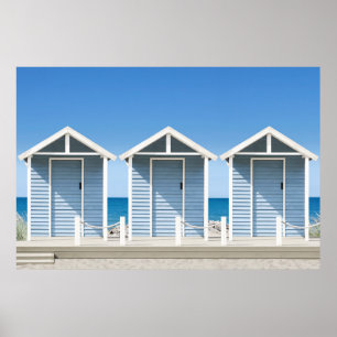 Poster Beach Huts 2