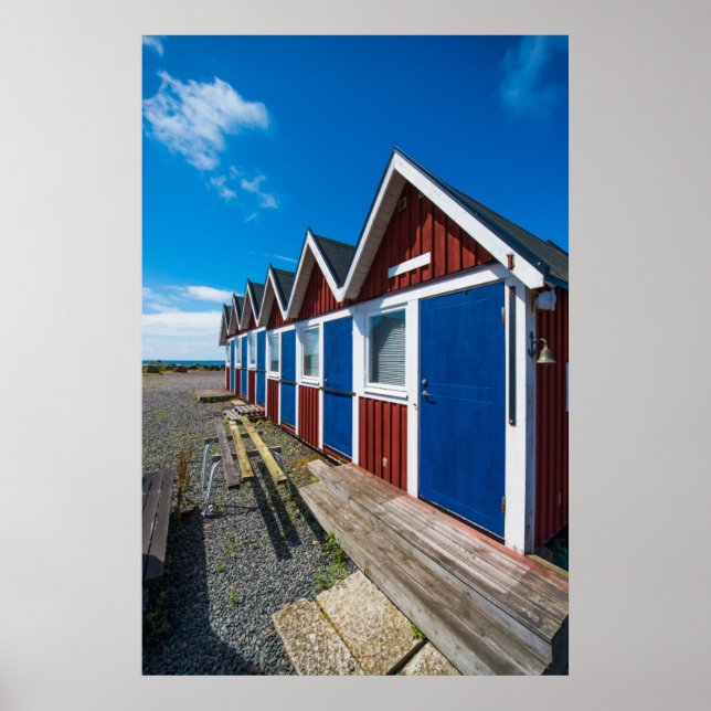 Poster Beach Huts 3 (Frente)