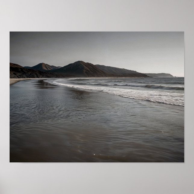 Poster Beach Seascape Ocean Shoreline Photo (Frente)