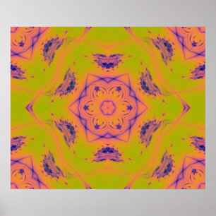 Poster Beach Sunset Gradient Contrast Mandela