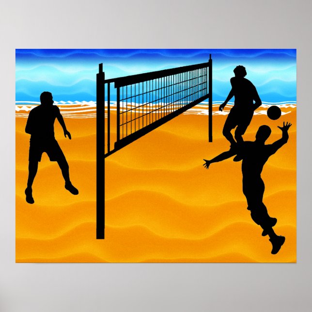 Poster Beach Volleyball (Frente)
