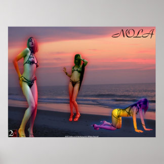 Pôster Beached Nola