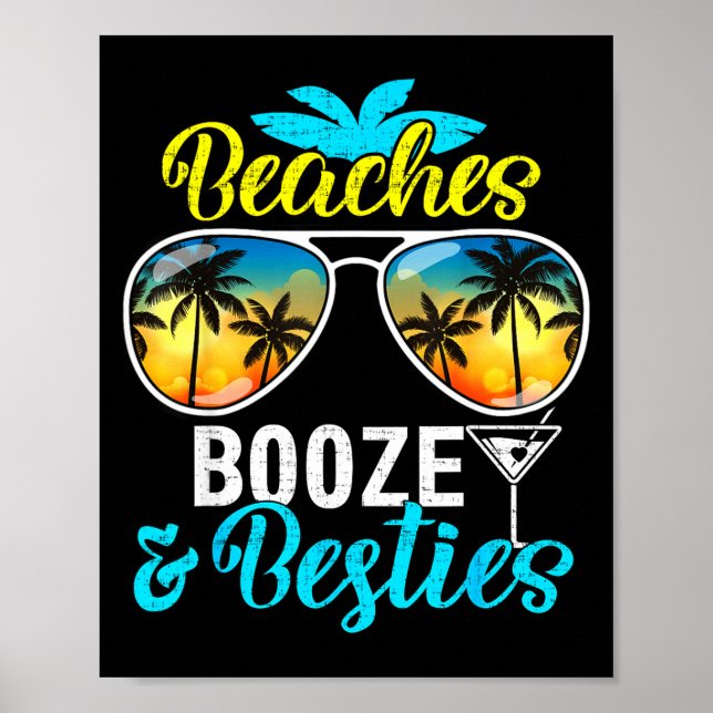 Poster Beaches booze besties girls trip 2026 florida (Frente)