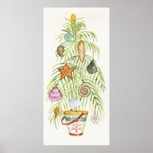 Poster Beachy Christmas Tree