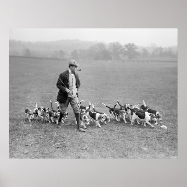 Pôster Beagle Club, 1914 (Frente)
