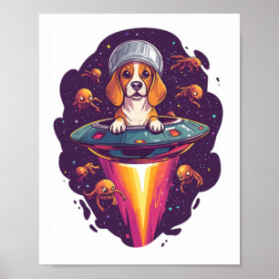 Poster Beagle � Encontro Canino Intergaláctico
