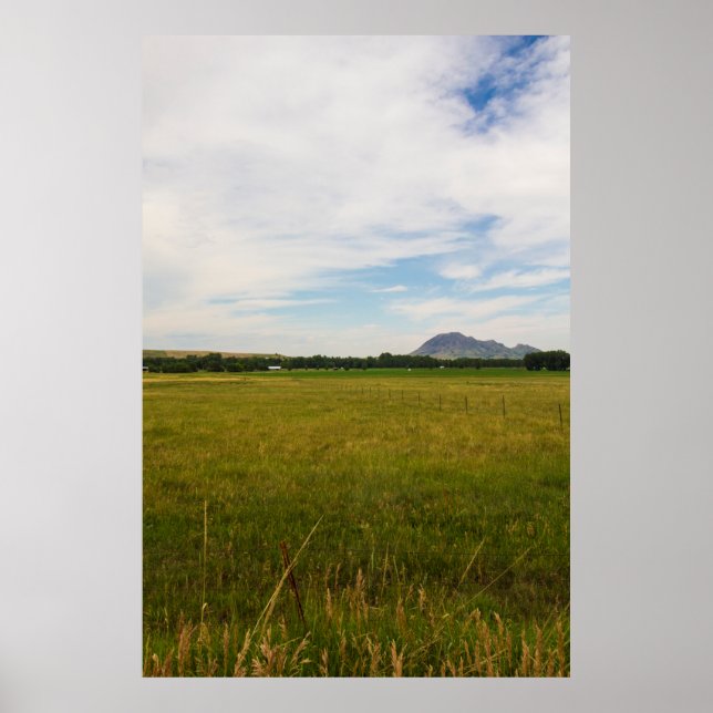 Poster Bear Butte, Dakota do Sul (Frente)