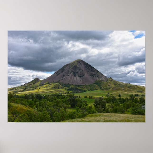 Poster Bear Butte, Dakota do Sul (Frente)