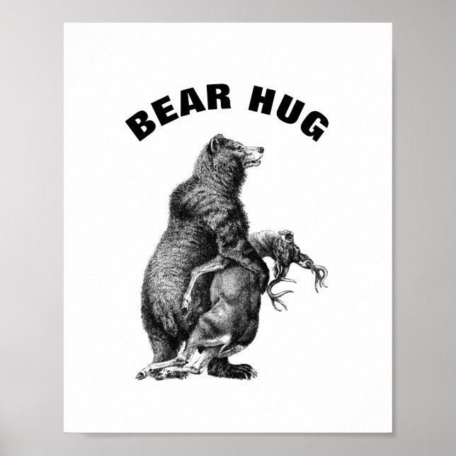 Poster Bear Hug (Frente)