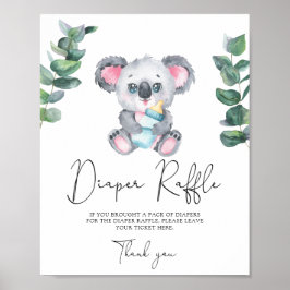 Poster Bear Koala - fralda