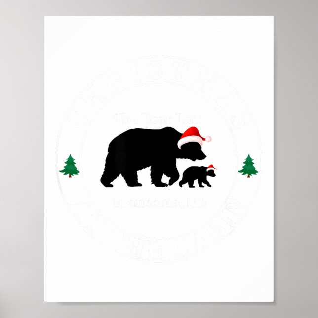 Poster Bear Lair New Hampshire Christmas  (Frente)