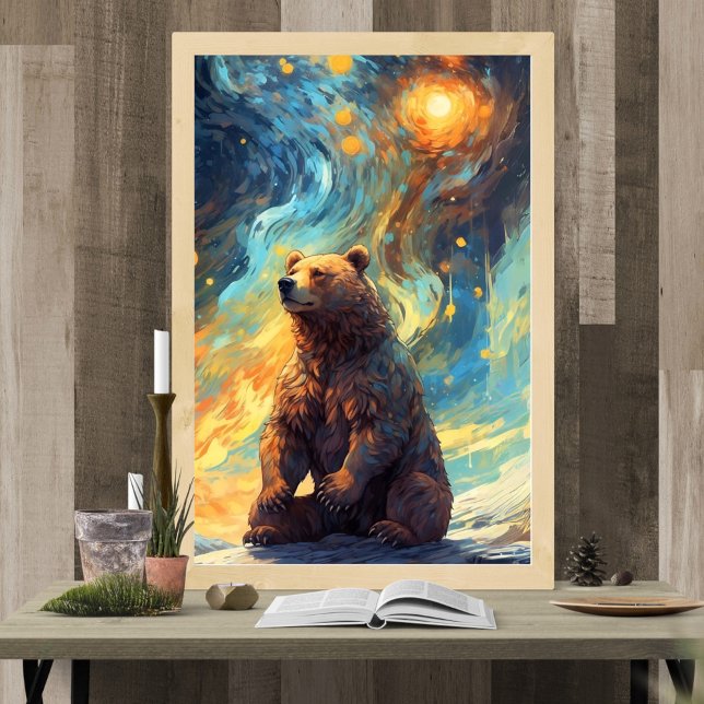 Poster Bear Moon (Criador carregado)