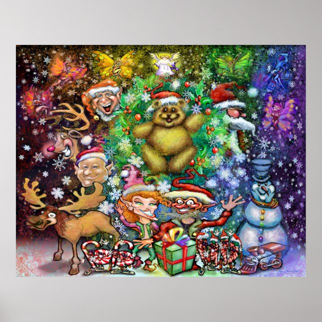 Poster Bear Natal (Frente)