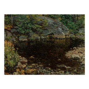 Pôster Bear River Trout Pond, Newry Maine: Água Tranquila