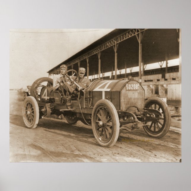 Poster Beardsley e Coote no Racer Simplex (Frente)