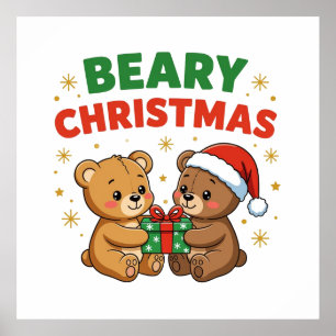 Poster Beary Christmas