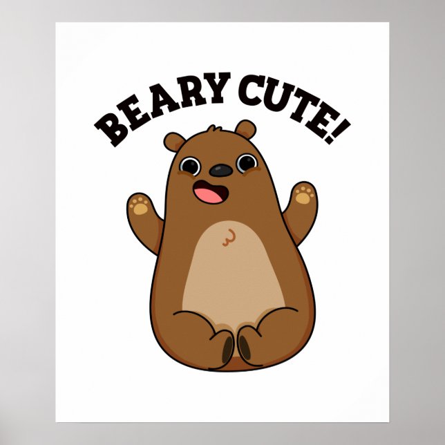Poster Beary Cute Bear Bear (Frente)