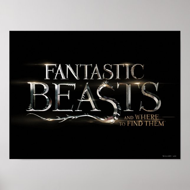 Poster BEASTAS FANTÁSTICOS E ONDE ENCONTRÁ-LOS Logotipo™ (Frente)
