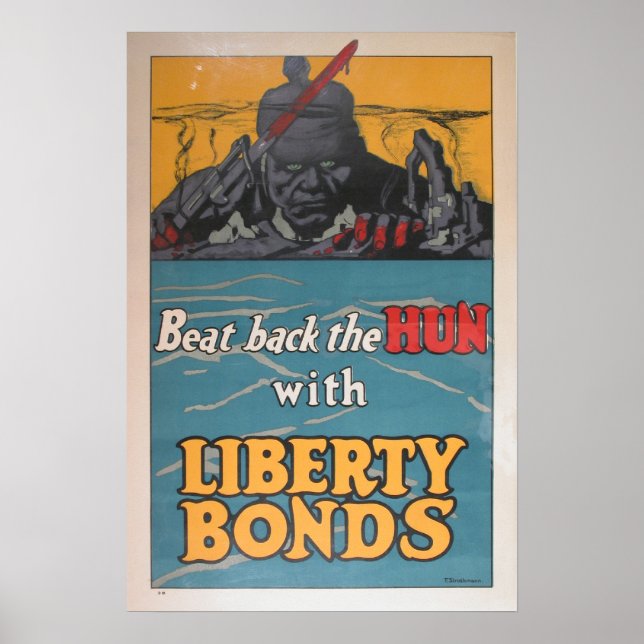 Pôster Beat Back the Hun (Frente)