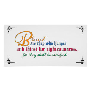 Pôster Beatidão: Abençoados são aqueles que estão com fom