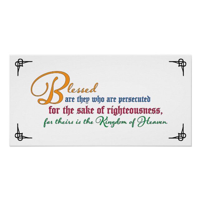 Pôster Beatidão: Abençoados são os perseguidos (Frente)