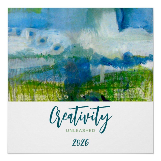 Pôster Beatiful poster to awaken your creativity  (Frente)