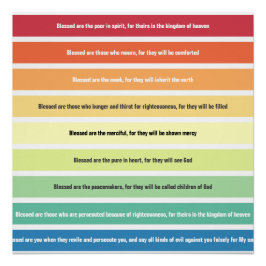Pôster Beatitudes Glossy Poster