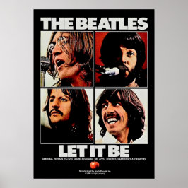 Poster beatles, rock clássico, banda de vintage, música b
