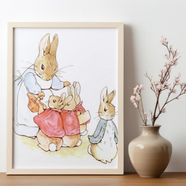 Poster Beatrix Potter do Conde de Pedro o Coelho (Criador carregado)