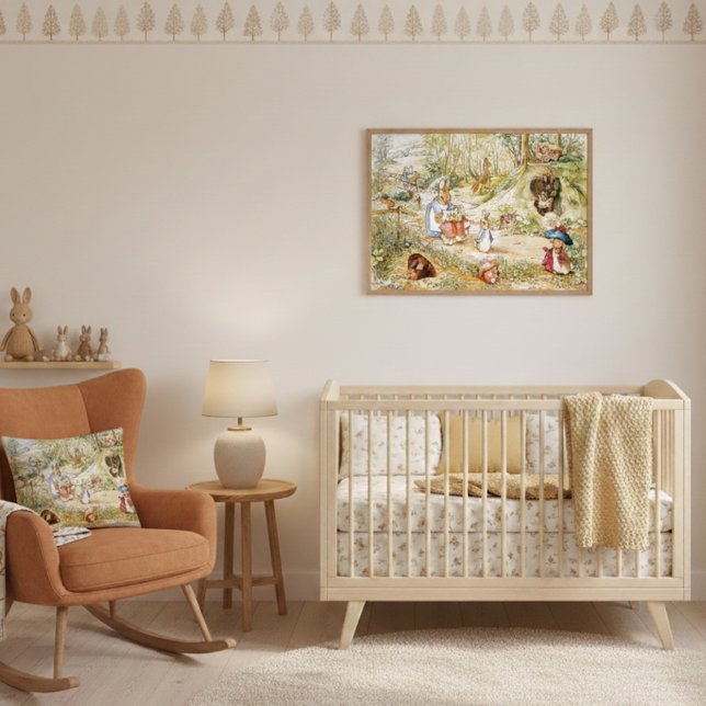 Poster Beatrix Potter Peter e Amigos Forest Walk (Criador carregado)