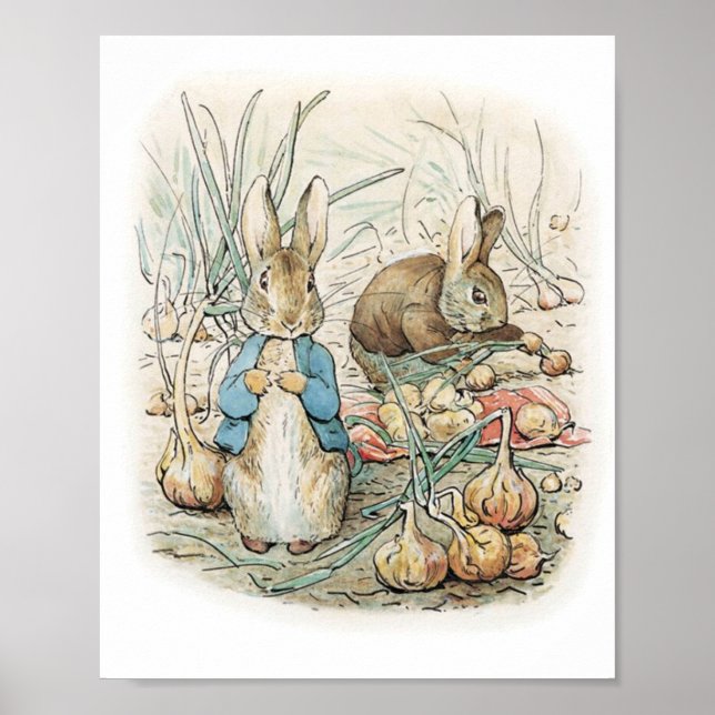 Poster Beatrix Potter Peter Rabbit And Benjamin Bunny (Frente)