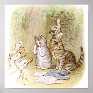 Poster Beatrix Potter, Tom Kitten, Personalizado