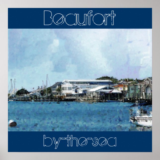 Poster Beaufort, por mar (Frente)