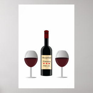 Poster Beaujolais Nouveau Day