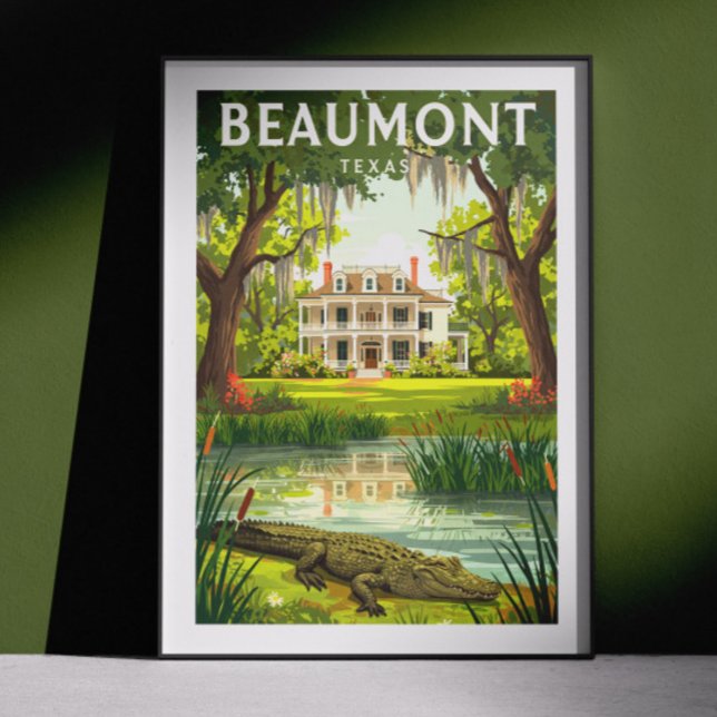 Poster Beaumont Texas Antigo (Criador carregado)