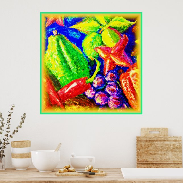 Poster Beautifil E Estrelas Frutíferas. Comprar Agora (Cozinha)