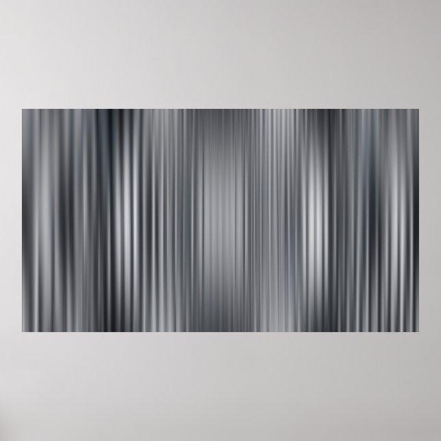 Poster Beautiful abstract vertical grey background with l (Frente)