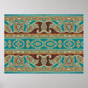 Poster Beautiful, arab, arabic, arabian, arabesque fabric