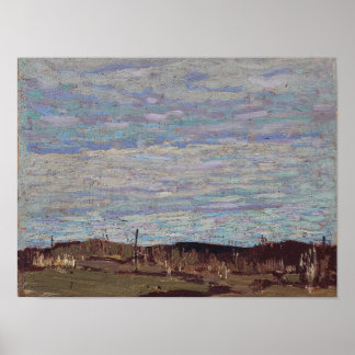 Poster Beautiful Canadian Tom Thomson Landscape Painting