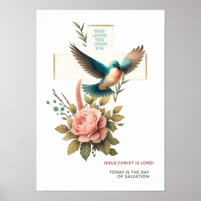 Poster Beautiful Christian Wall Art Digital Download (Frente)