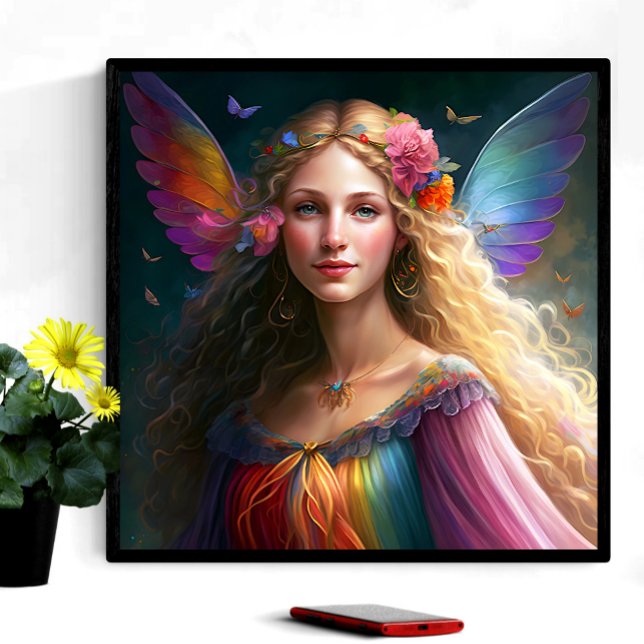 Poster Beautiful Fantasy Rainbow Fairy (Criador carregado)