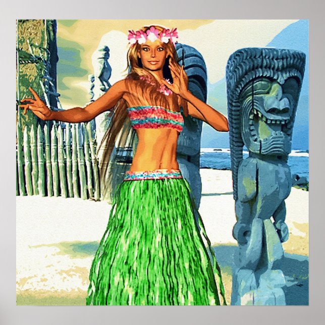 Pôster Beautiful Hawaii (Frente)