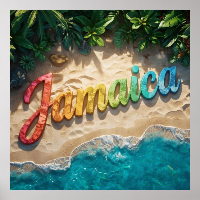 Poster beautiful jamaica  (Frente)