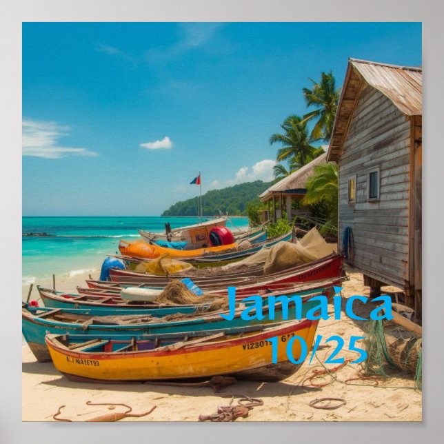Poster Beautiful jamaica 10/25 (Frente)
